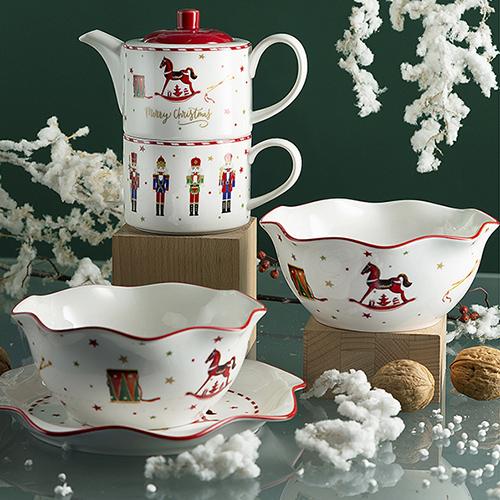 Набор новогодних салатников Magic Moments, 2 шт.