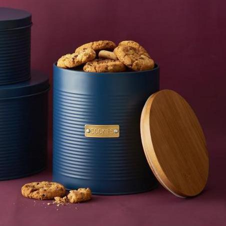 Емкость для хранения печенья Otto синяя, 2,6 л
