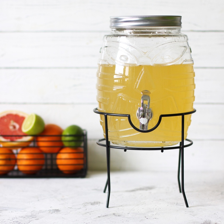 Лимонадник (диспенсер) "Тики" на подставке, 5 литров