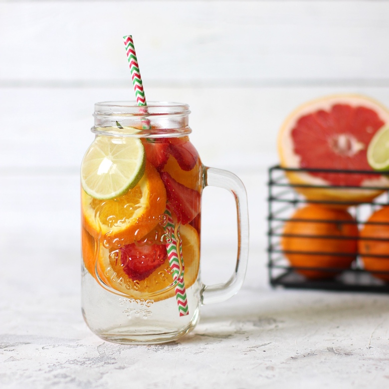 Банка с ручкой "Ice Cold Drink" 650 мл, без крышки