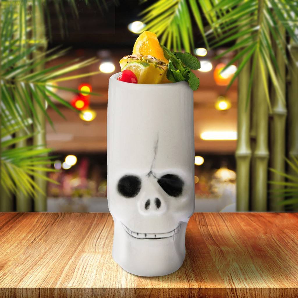 Стакан керамический «Тики», череп