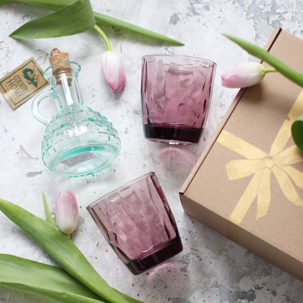 Набор подарочный "Бутылка + 2 стакана"
