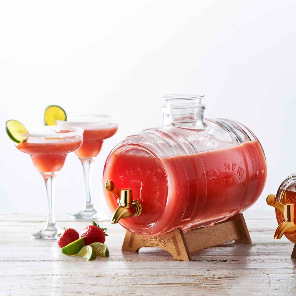 Лимонадник (диспенсер) Kilner Barrel 3 литра на подставке