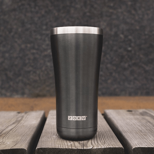 Термокружка Zoku 550 мл серая