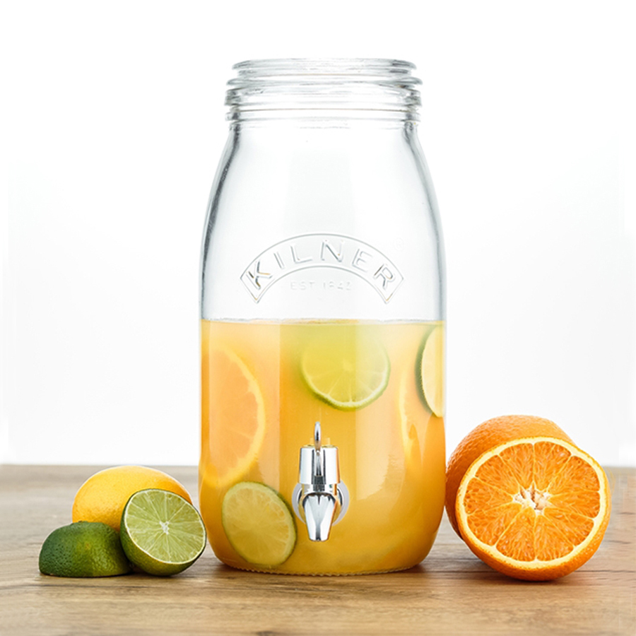 Лимонадник (диспенсер) для напитков с краном Kilner 3 литра