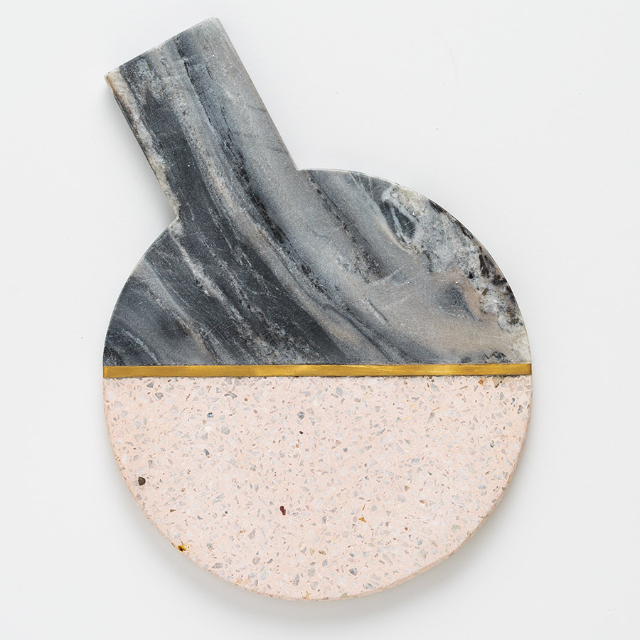 Доска сервировочная из мрамора и камня Typhoon Elements D 25 см