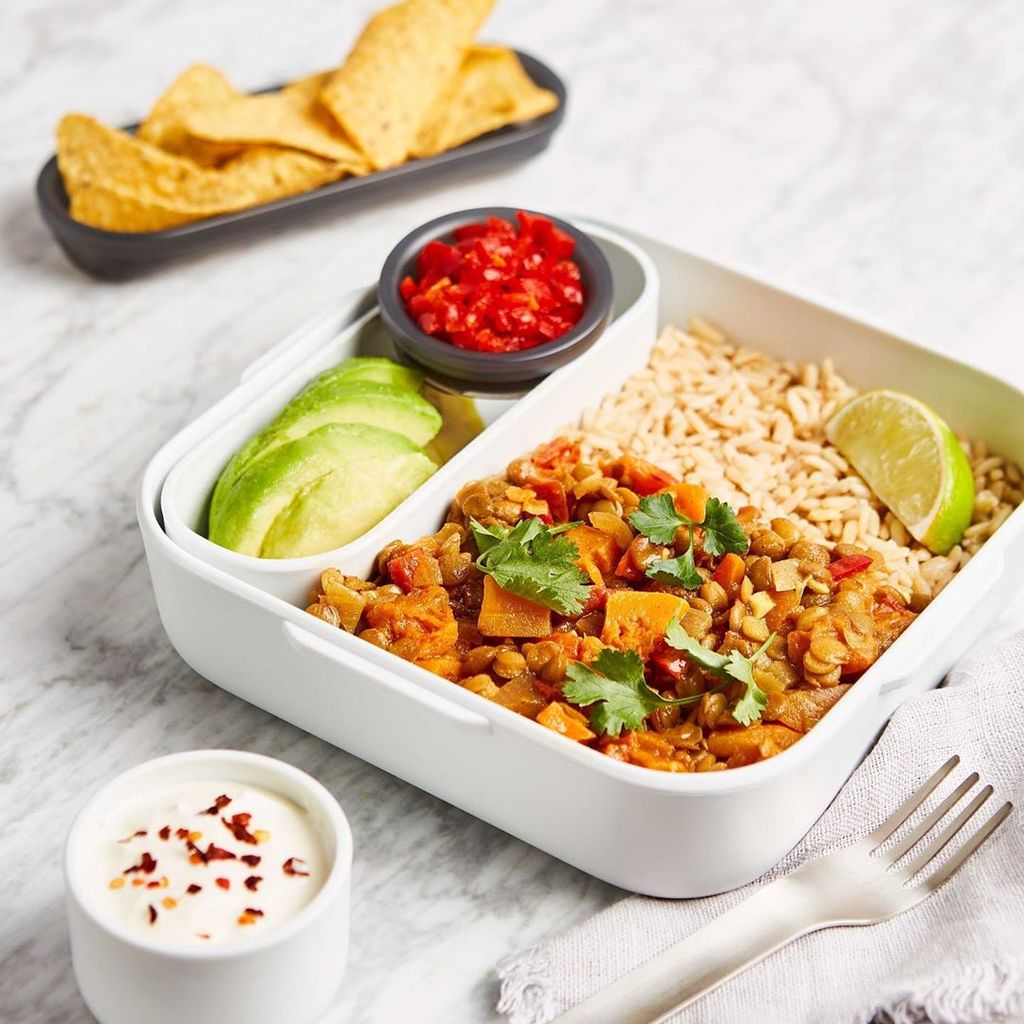 Ланч-бокс с вилкой Black+Blum Original