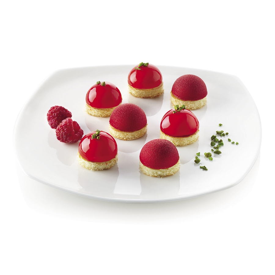 Форма для приготовления пирожных Semisfera 17,5 х 23 см