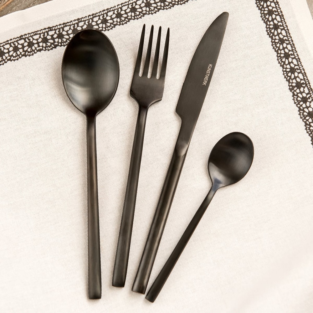 Столовые приборы Sapporo Black Gold, 4 предм.