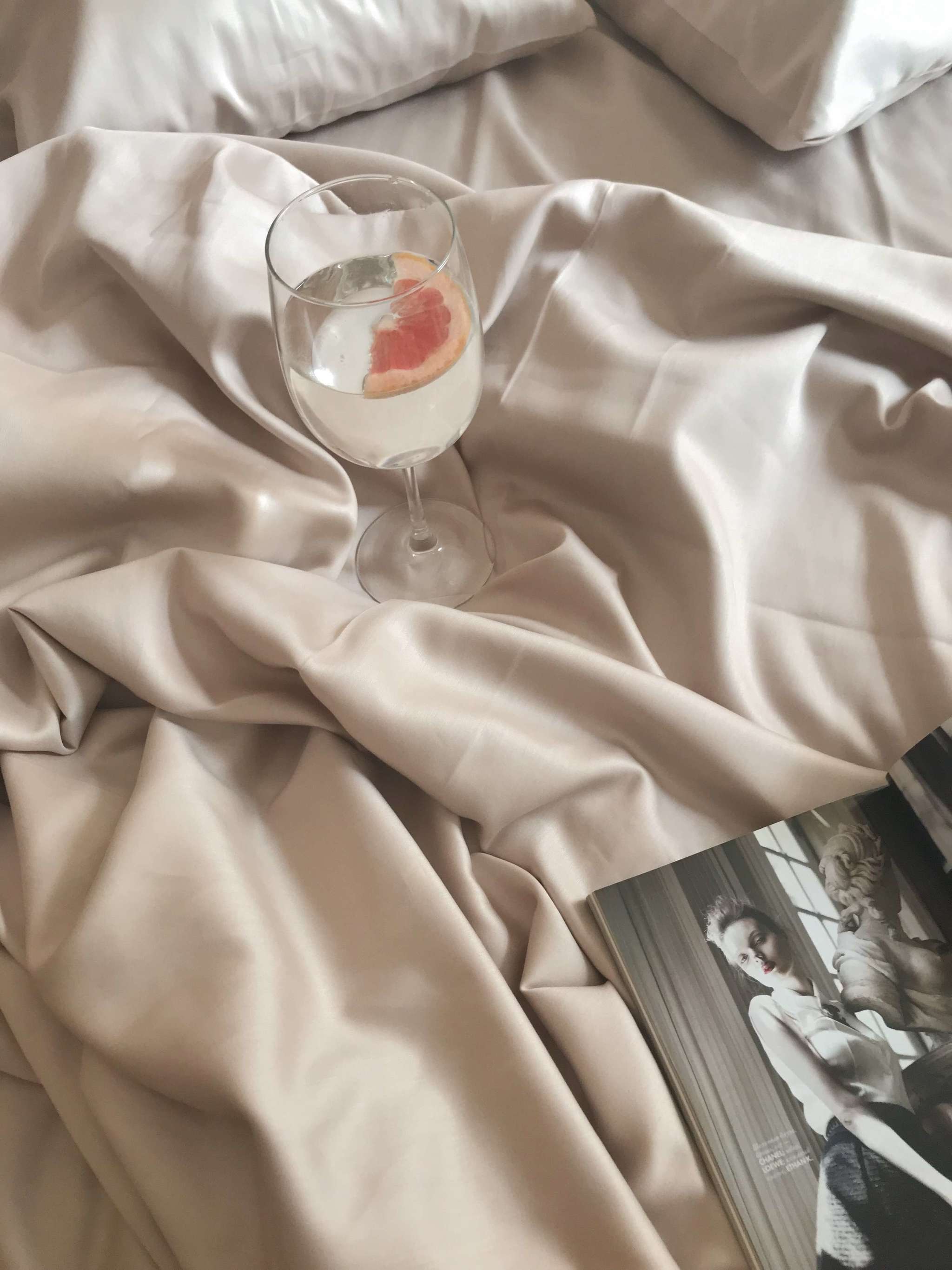 Beige Cotton Bedding Set