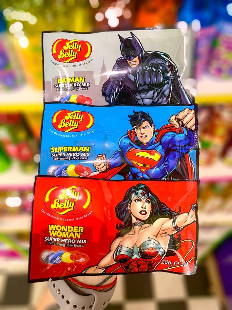 Жевательные конфеты > Драже жевательные Jelly Belly Super Hero Mix Batman,  60г х 3 купить в интернет-магазине