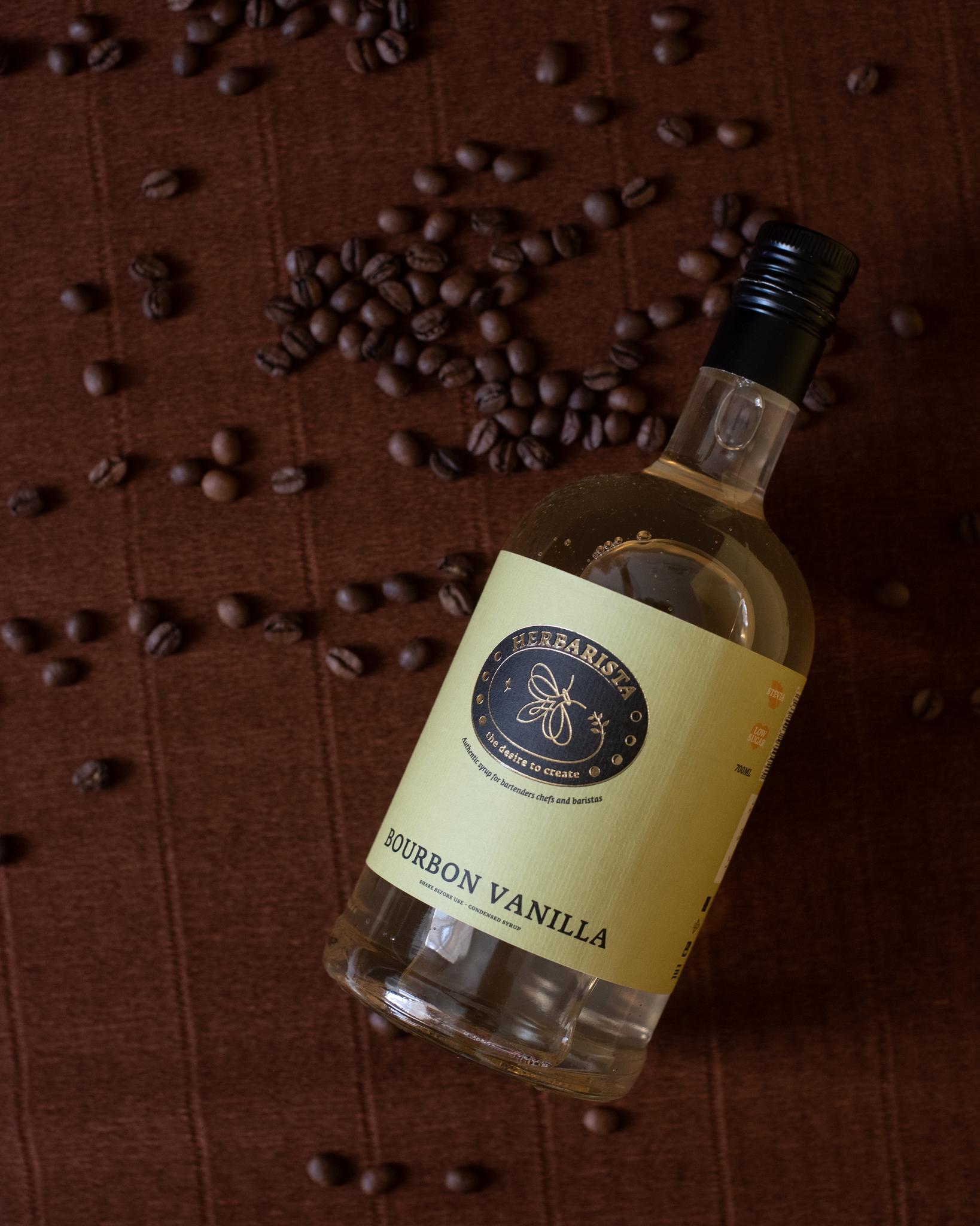 Бурбонская ваниль. Сироп Herbarista Bourbon Vanilla цена.