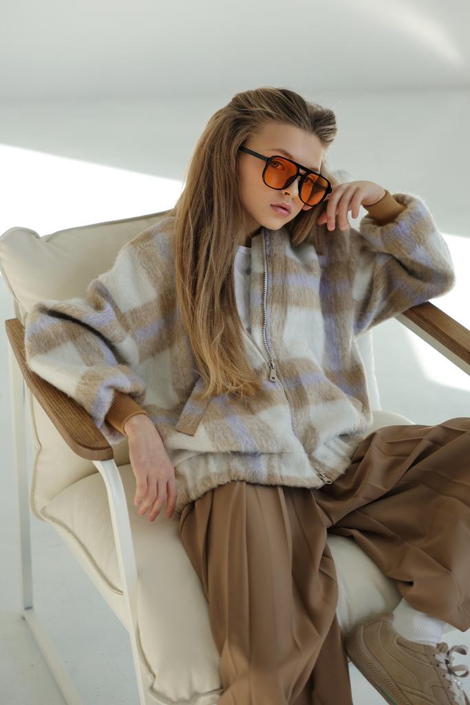 КУРТКА-БОМБЕР (LAVENDER )