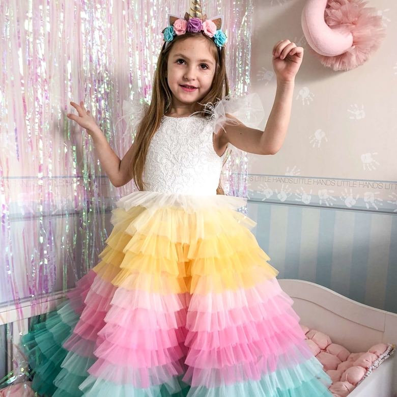 Платье "ДОМИНИКА-ЕДИНОРОГ"