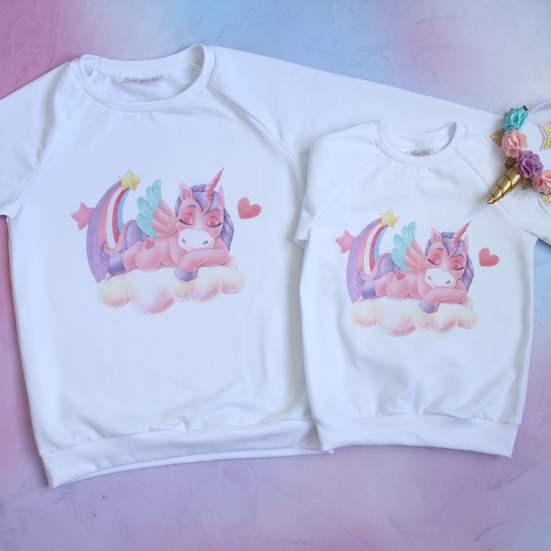 Cвитшоты белые с "Пони"