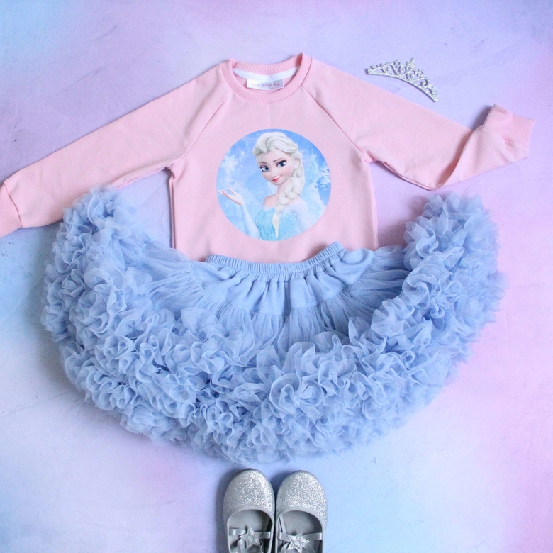 Cвитшот розовый с "Эльзой"