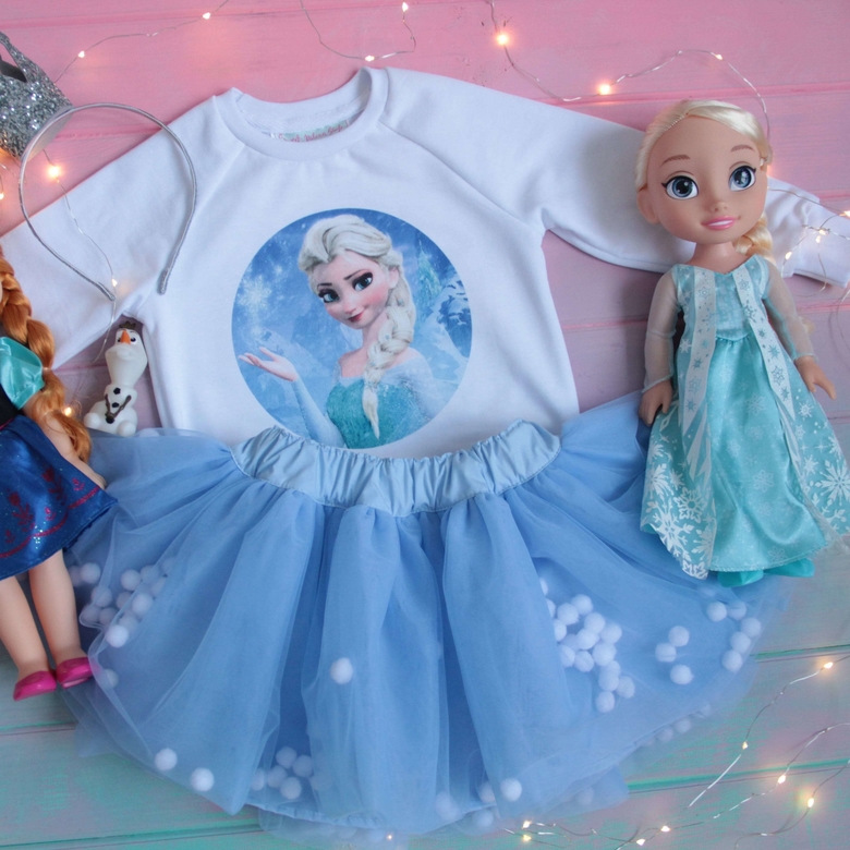 Cвитшот белый с "Эльзой"