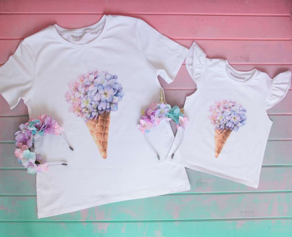 Футболка "Гортензия"