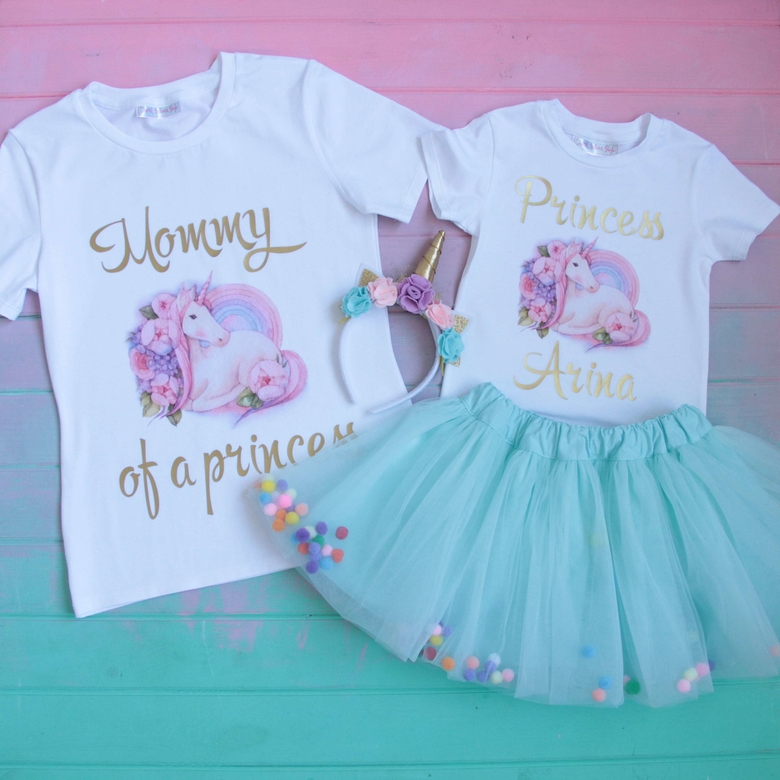 Футболка именная "Единорог"