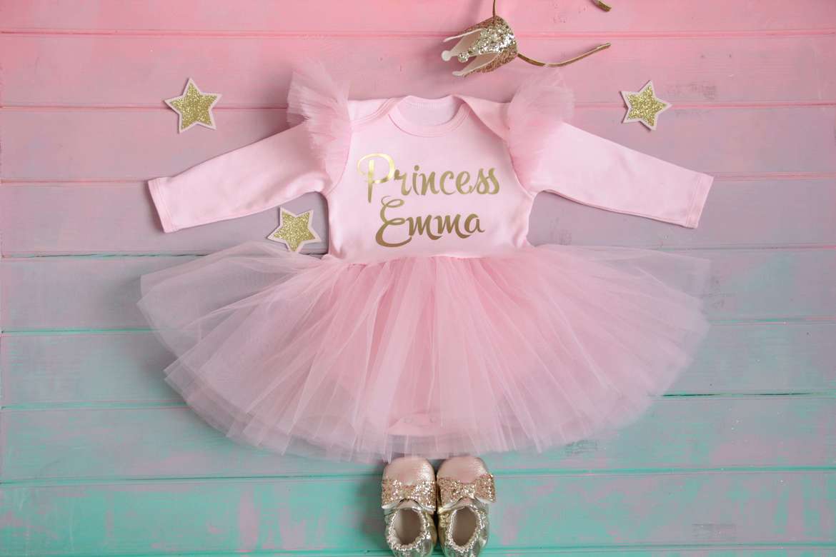 Платье-боди именной розовой