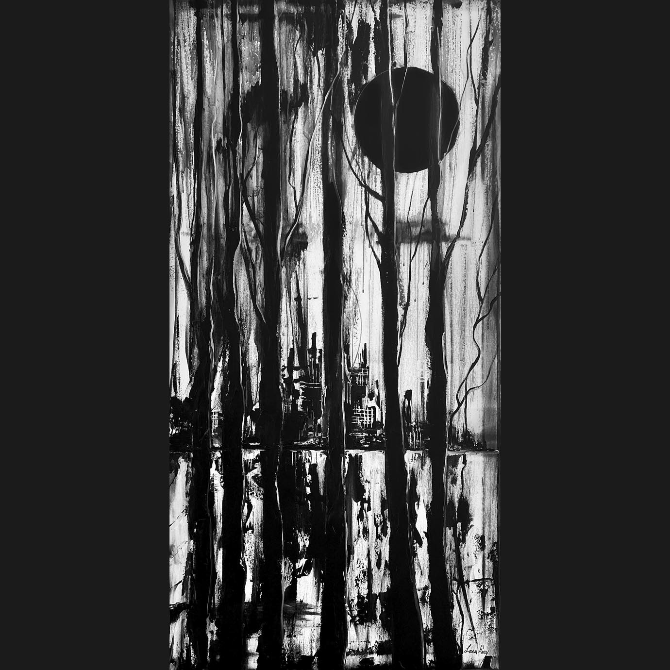 In the black moon's shadow