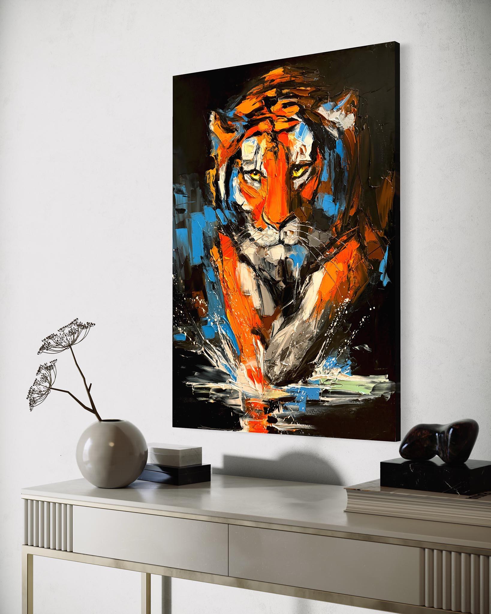 Running tiger