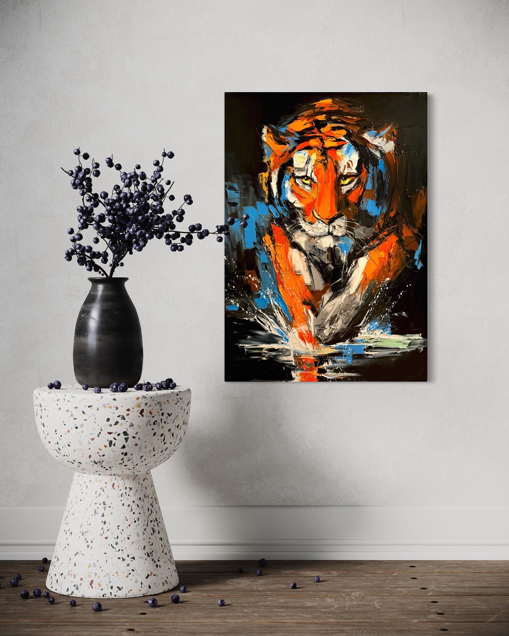 Running tiger