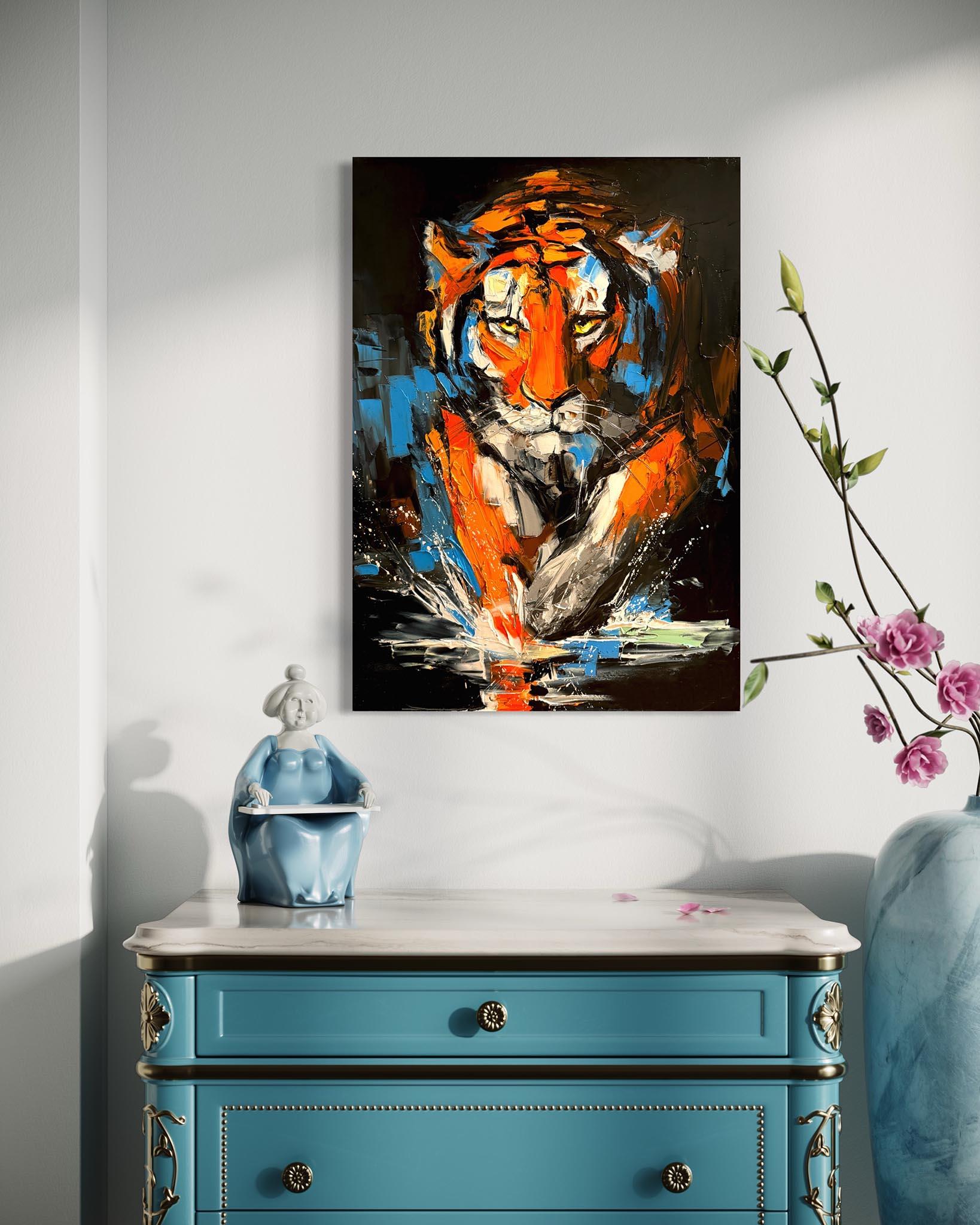 Running tiger