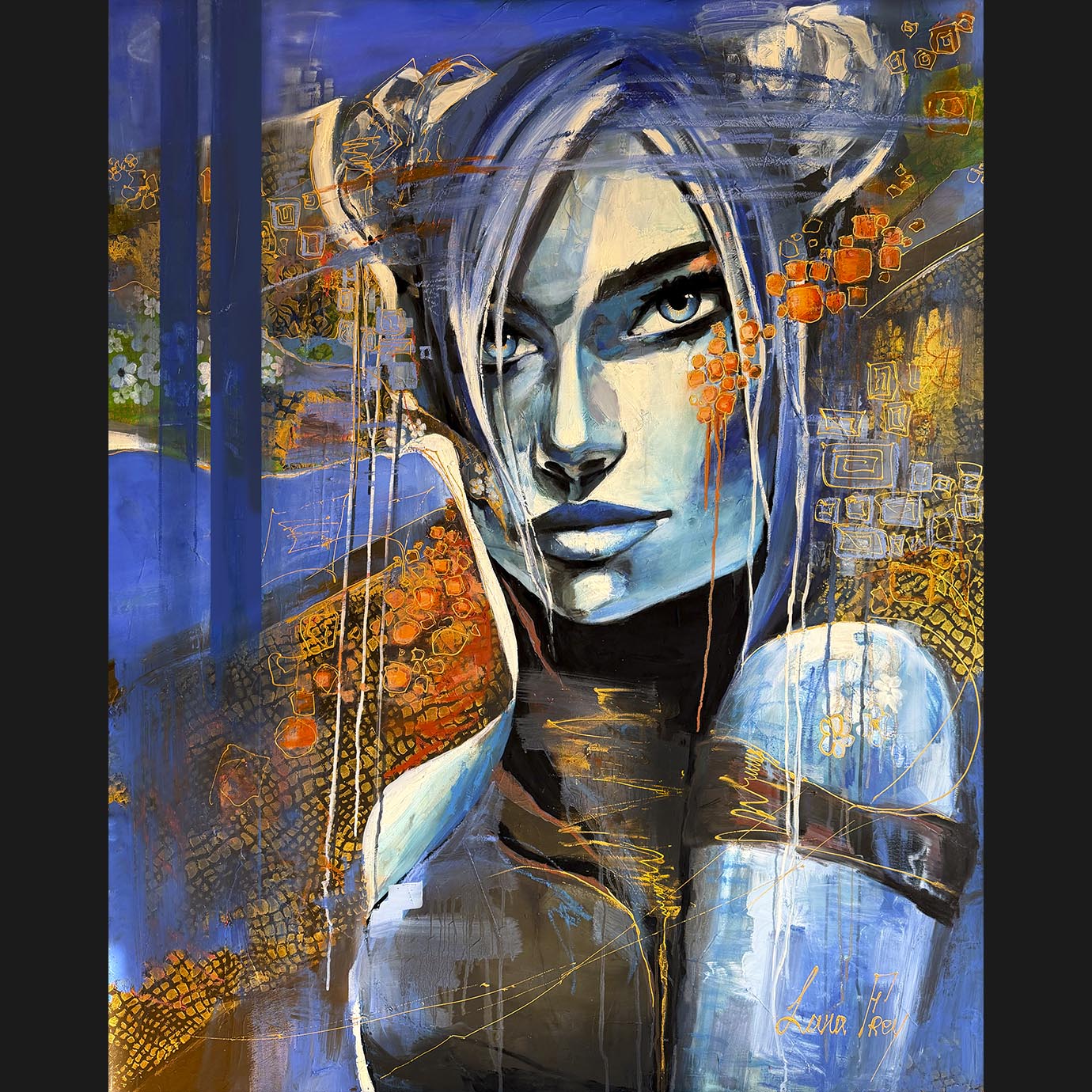 Flirting with Shades of Blue