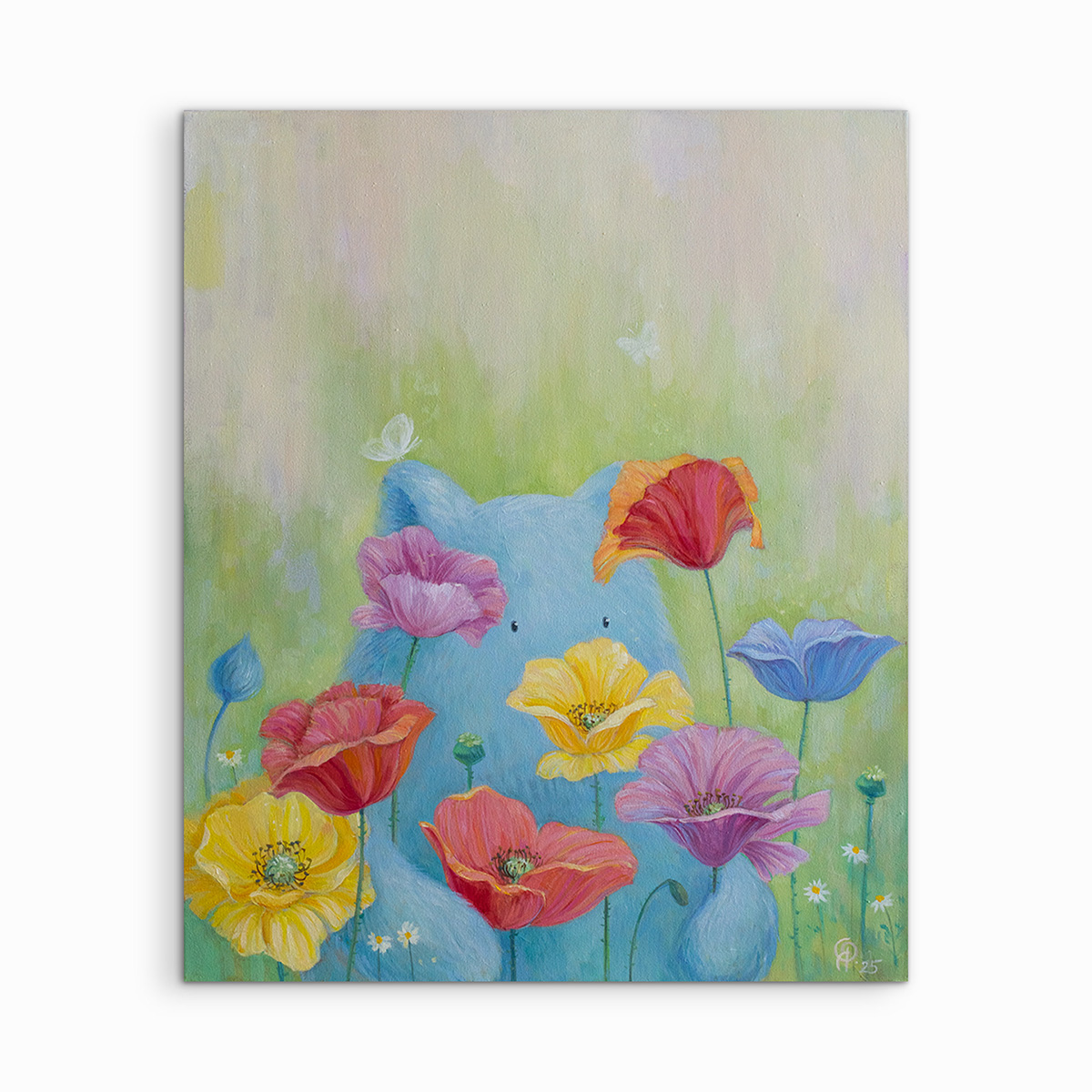 "Colorful Poppies" 60x50 cm