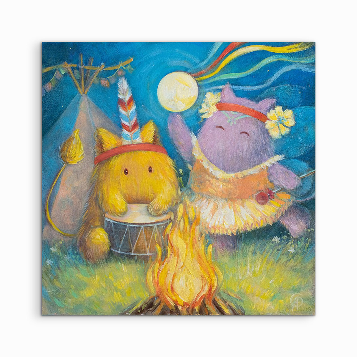 "Magic Evening" 30x30 cm