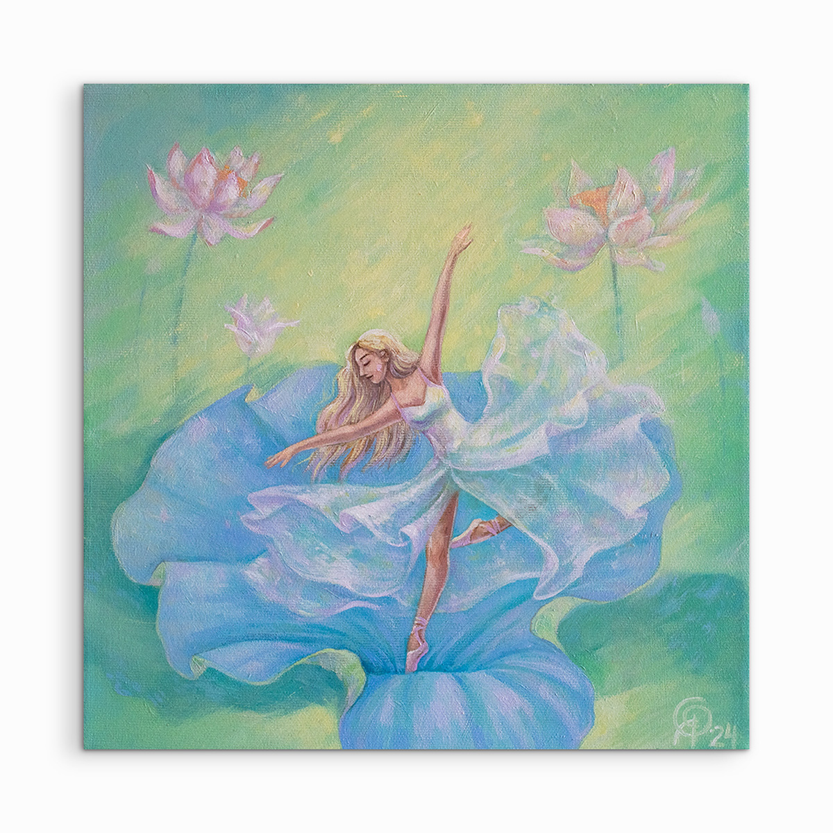 "Shining Movements" 30x30 cm