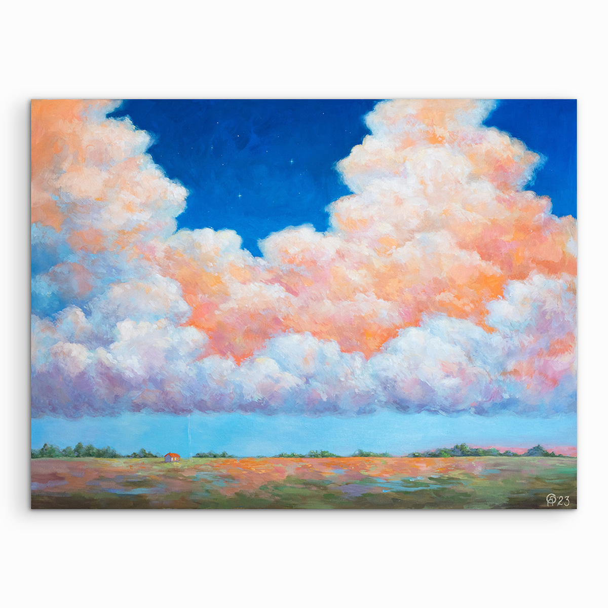 "Big Clouds" 60x80 cm