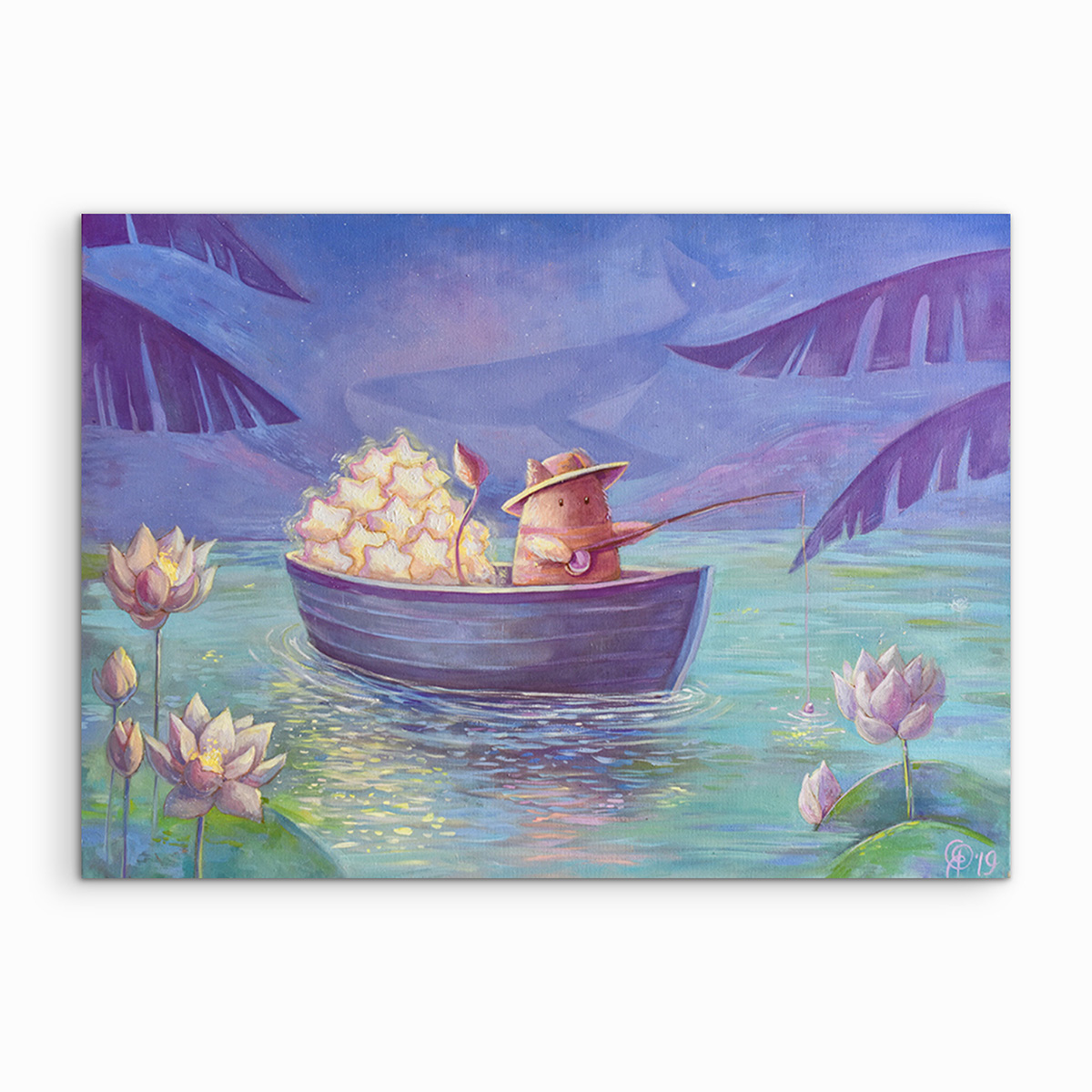 "The Star Catcher" 50x70 cm