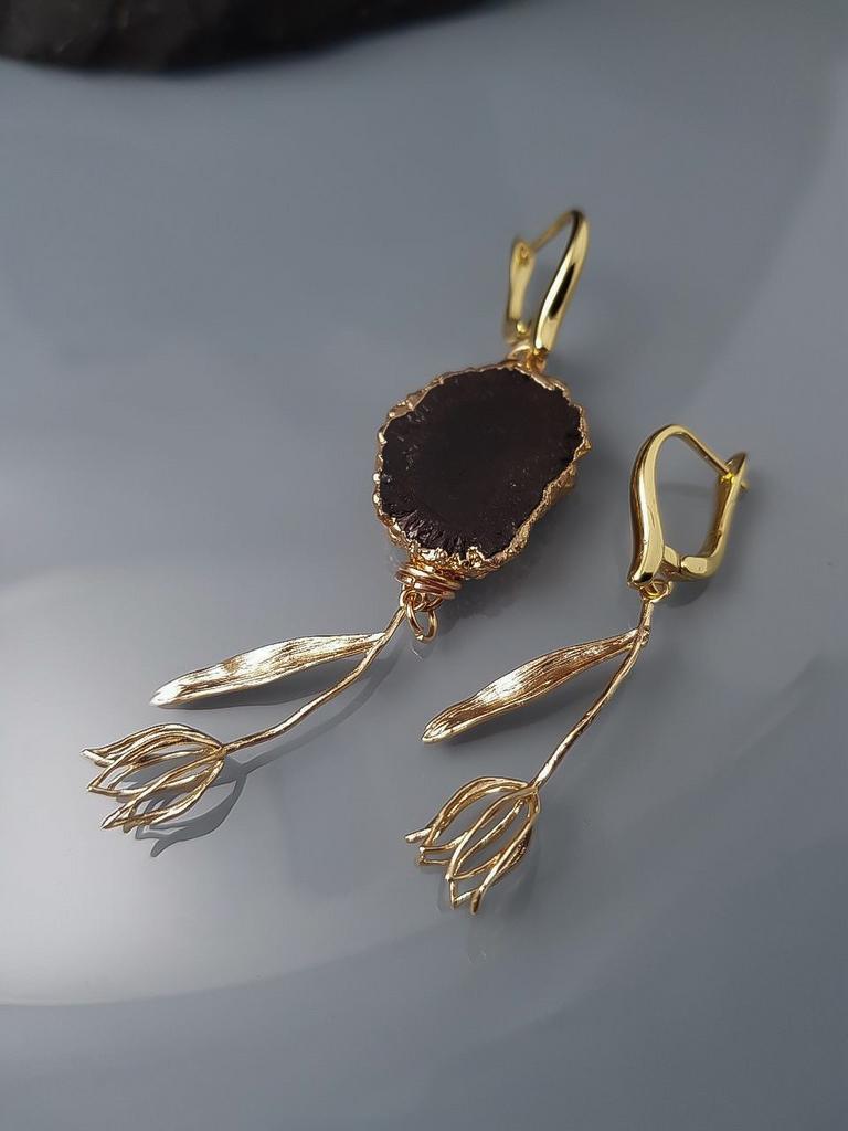 СЕРЬГИ ИЗ КВАРЦА "АНИТА"