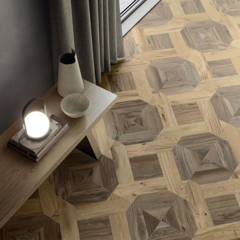 NORDIK WOOD MANSION GOLD-BROWN