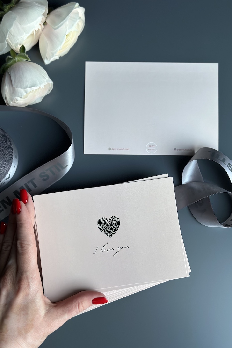 Daisy Postkarte "I love you"