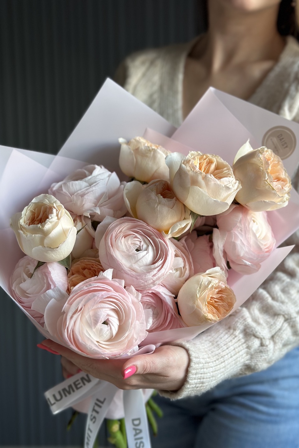 Daisy Duo Strauß "Peach Sorbet"