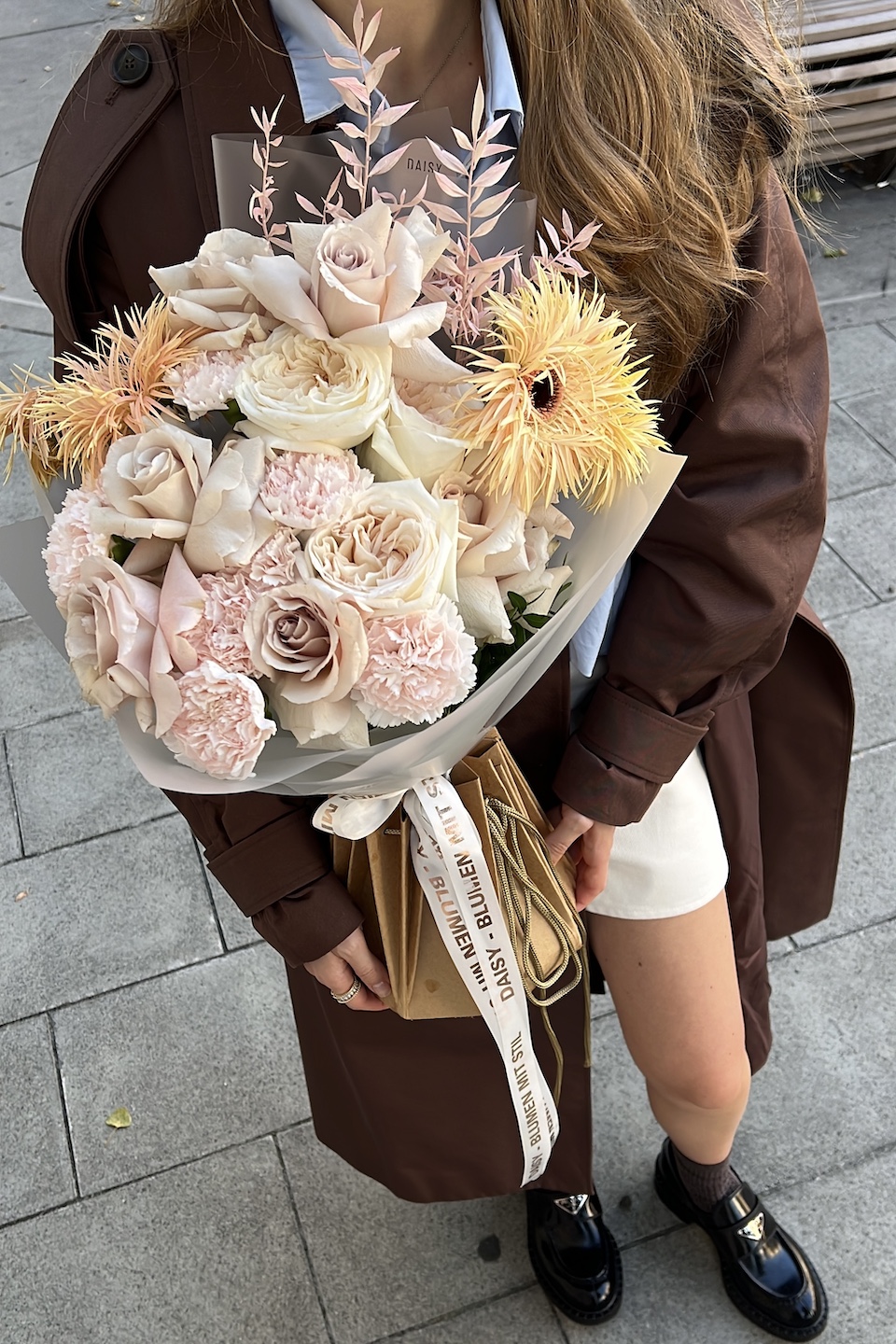 Daisy Special Strauß "Shades of beige"