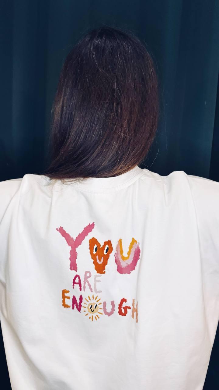 You are enough на белом