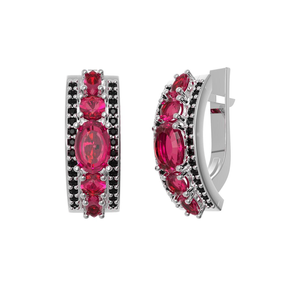 Сережки Контрастність