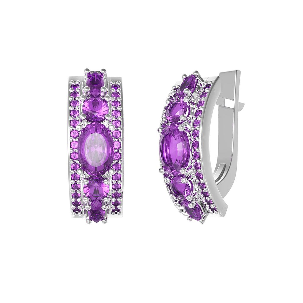 Сережки Контрастність