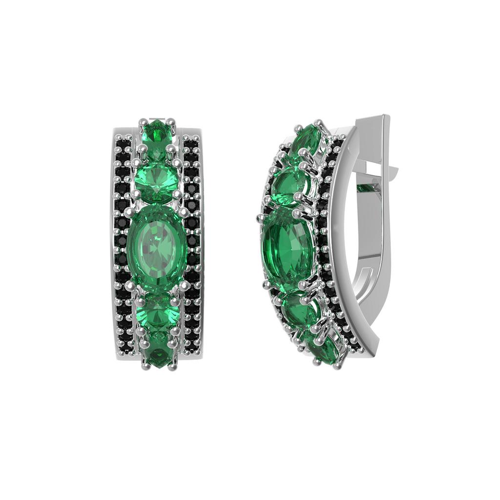 Сережки Контрастність