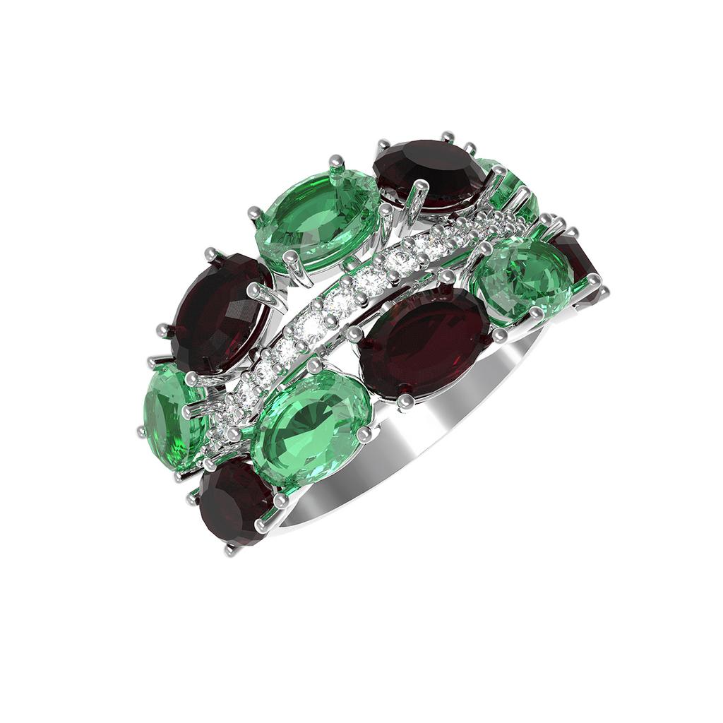 Каблучка Мультиколор