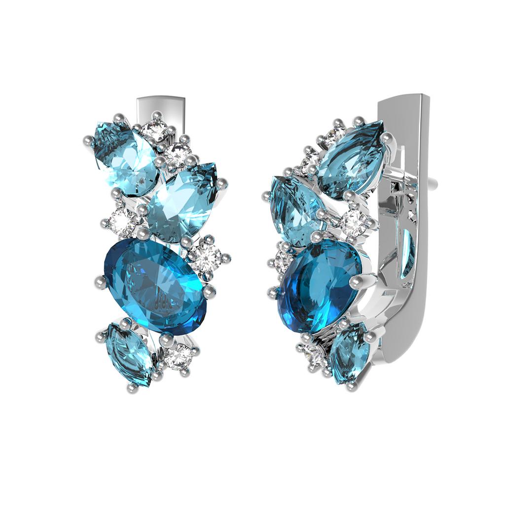 Сережки Шалфей