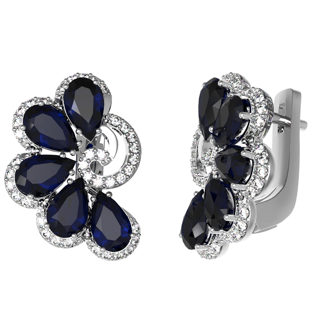 Сережки Колір кохання