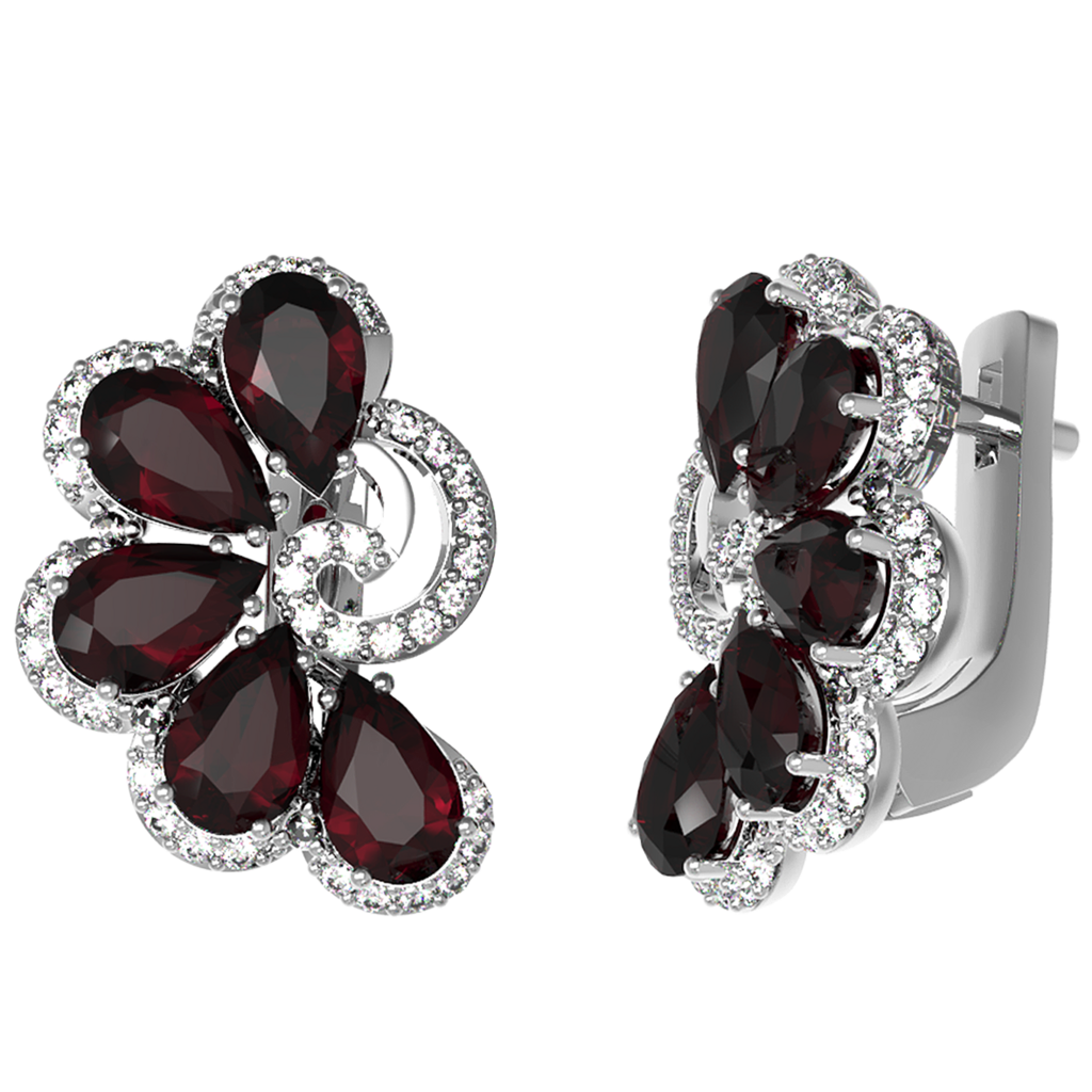 Сережки Колір кохання