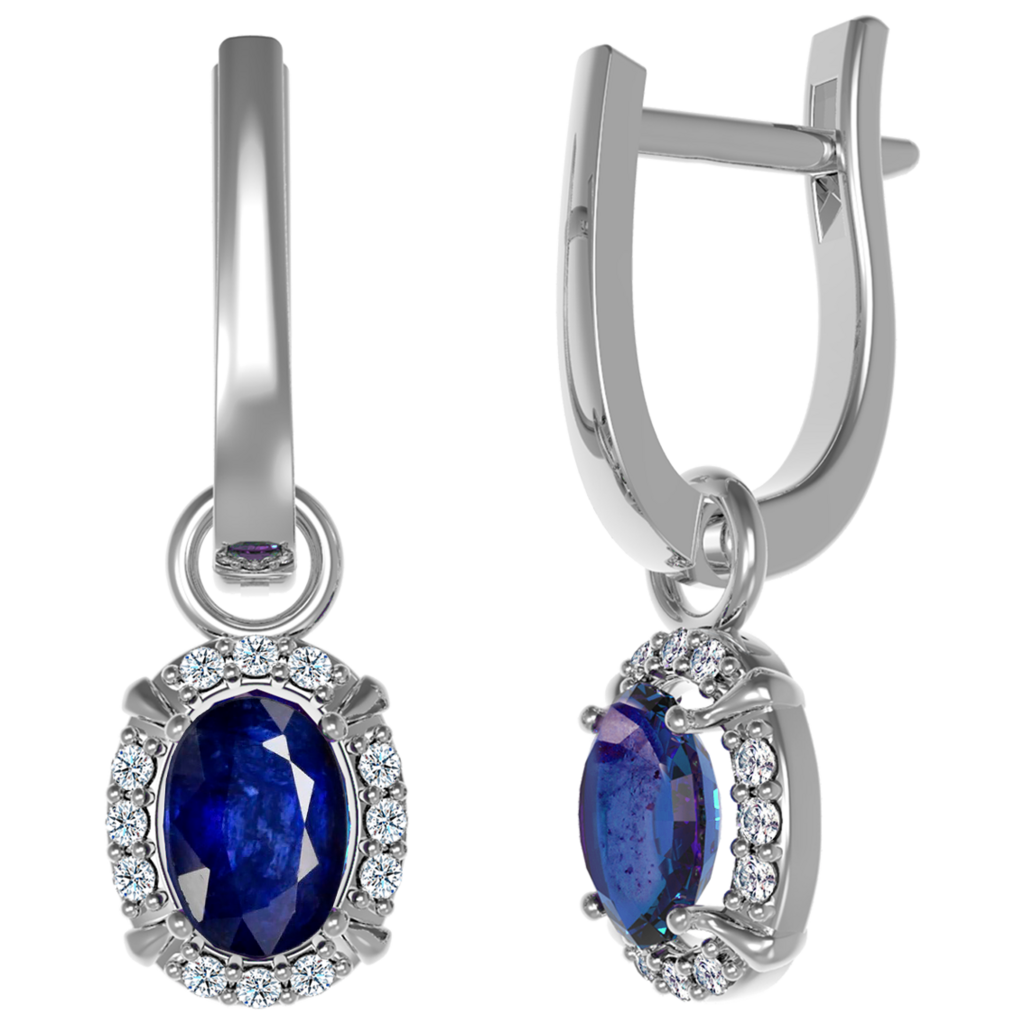 Сережки Кармін