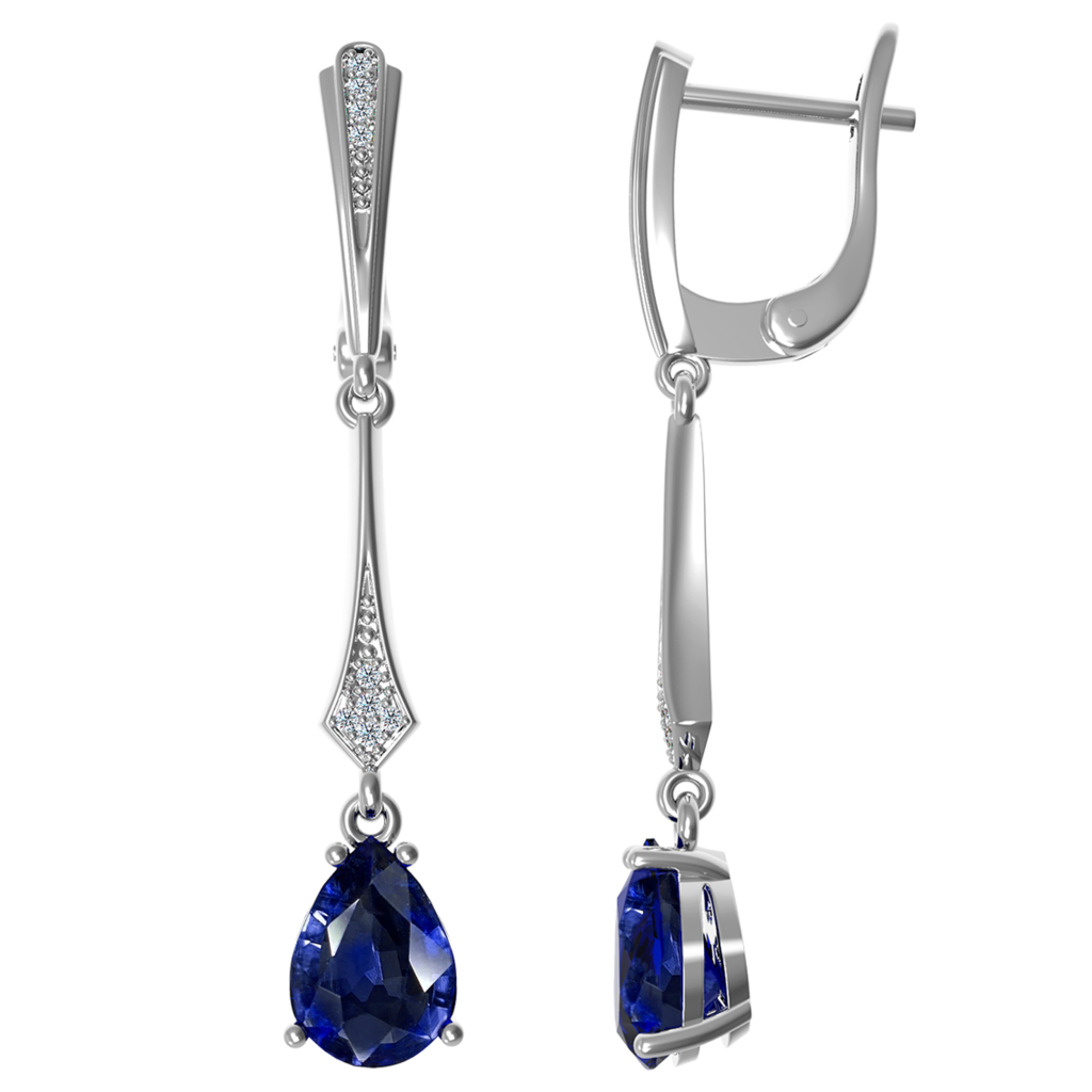 Сережки Роза