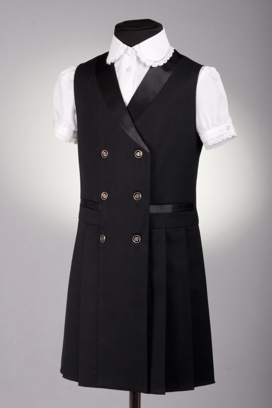 Double breasted sale pinafore dress